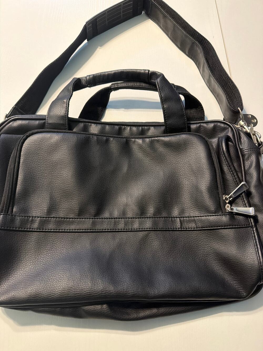 Black laptop bag